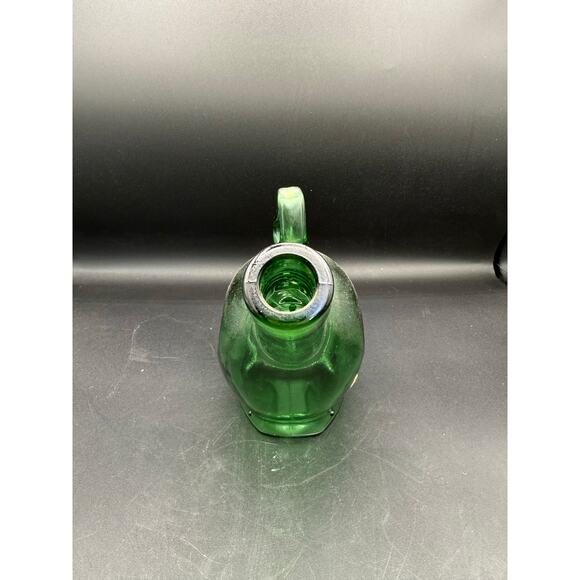 Brevetto No 10.970 Hand Crafted Italian Green Glass Wine Decanter - Picture 3 of 7